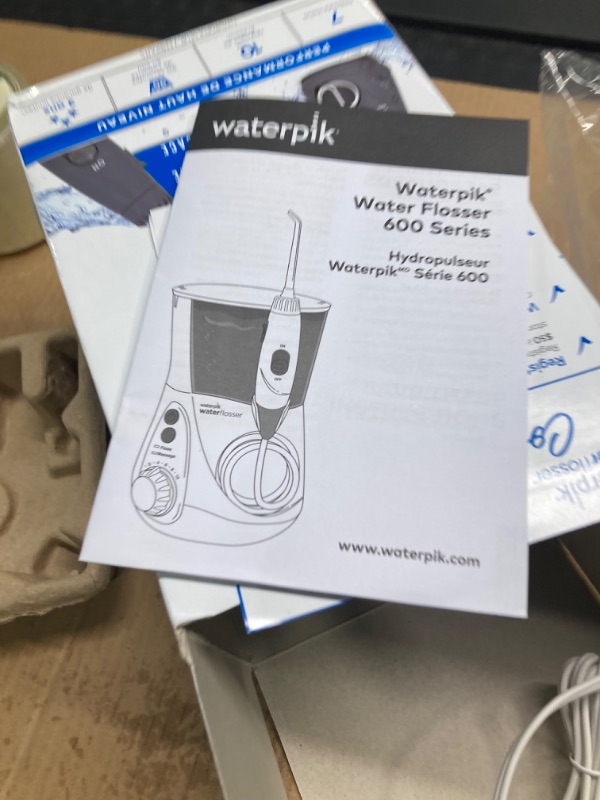 Photo 1 of Waterpik Aquarius Water Flosser Professional For Teeth, Gums, Braces, Dental Care, Electric Power With 10 Settings, 7 Tips For Multiple Users And Needs, ADA Accepted, Gray WP-667CD