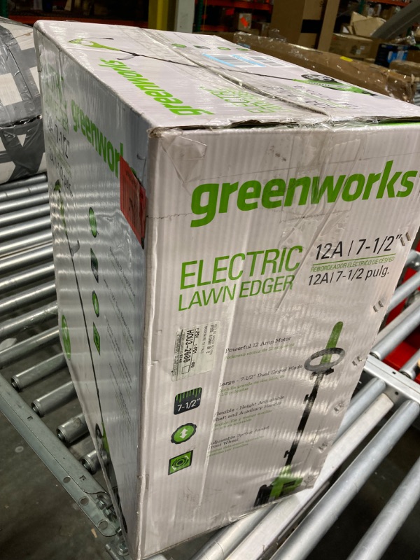 Photo 2 of Greenworks 12 Amp Electric Corded Edger 27032 Edger Corded