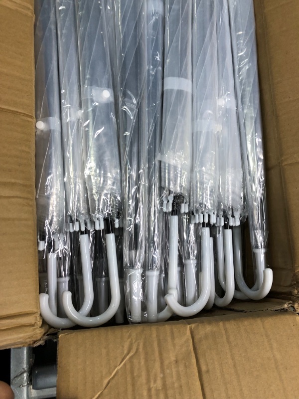 Photo 4 of  60 pack clear wedding umbrellas bulk