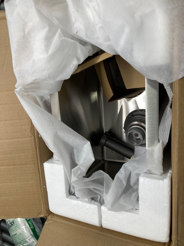 Photo 1 of 10 Inch Bar Sink Undermount - VASOYO 10"x18" Undermount Wet Bar Prep Kitchen Sink 16 Gauge Stainless Steel Single Bowl Bar and RV Sink Tight Radius Outdoor Undermount Bar Sink with Bottom Grid & Drain 10"x 18"x 8 Stainless Steel
