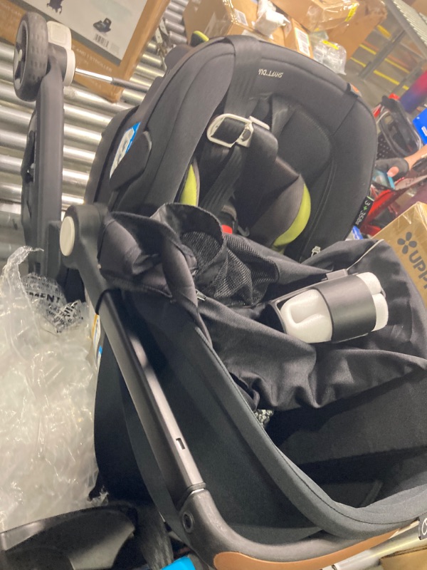 Photo 1 of ***Wheels Don’t Extend****Evenflo Shyft DualRide Infant Car Seat and Stroller Combo with Carryall Storage (Durham Green) Shyft Dualride Durham Green