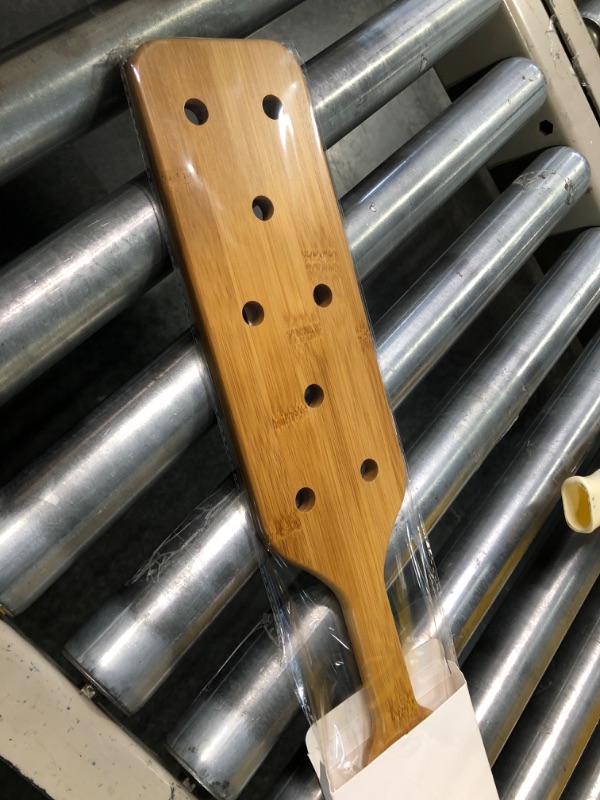 Photo 2 of 16" Inch Bamboo Paddle with Holes, Solid Durable Wood Paddle with Smooth Surface, 1 Pack 16 inch