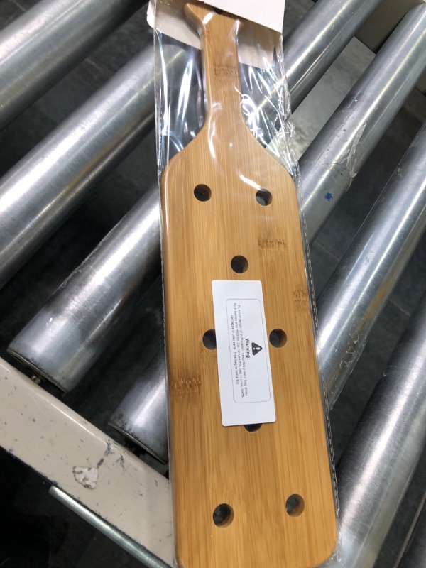 Photo 1 of 16" Inch Bamboo Paddle with Holes, Solid Durable Wood Paddle with Smooth Surface, 1 Pack 16 inch
