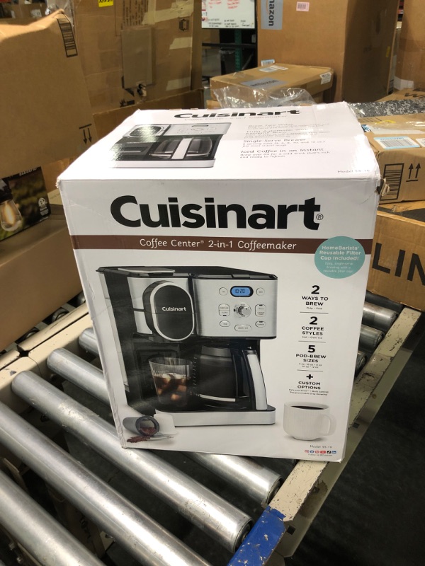 Photo 3 of *** NOT FUNCTIONAL**** SELLING AS PARTS***
Cuisinart SS-16 Coffee Center Combo in Stainless Steel Stainless Coffee Center