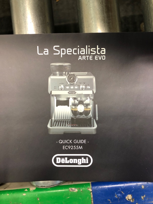 Photo 4 of **** SELLING AS PARTS*****
 EC9255M La Specialista Arte Evo Espresso Machine with Cold Brew