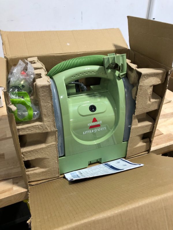 Photo 3 of ****USED***FOR PARTS ONLY**SOLD AS IS ALL SALES ARE FINAL***NO RETURNS**** BISSELL Little Green Multi-Purpose Portable Carpet and Upholstery Cleaner, 1400B