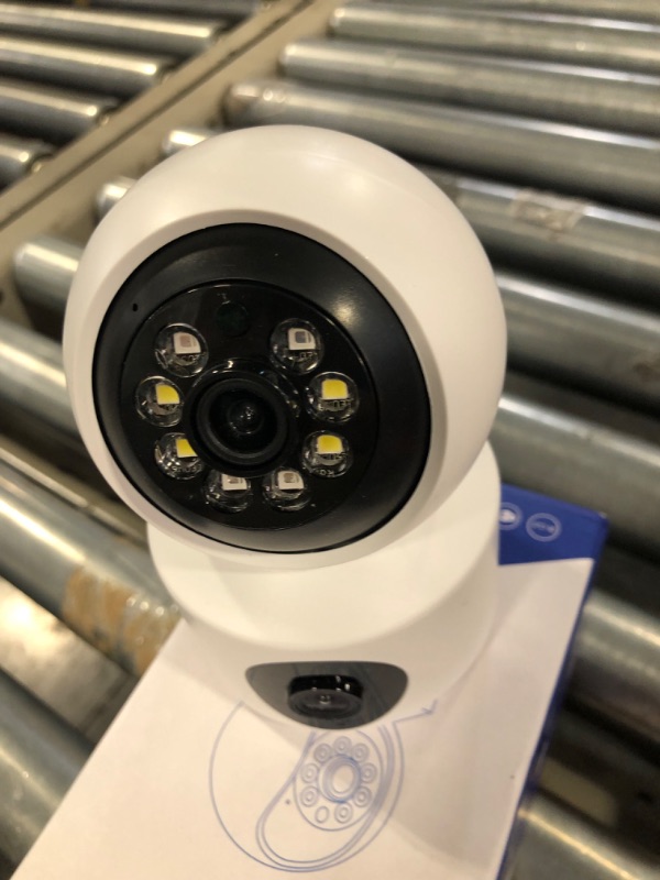 Photo 1 of 2K Indoor Camera, 2K 4MP Security Camera for Baby Monitor, 360° PTZ Wireless Cameras for Home Security, 5G & 2.4G WiFi Pet Camera with Phone App, Night Vision Motion Detection Siren Works with Alexa