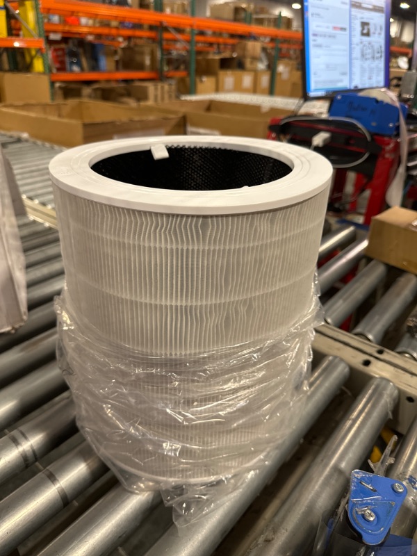 Photo 3 of ****USED**BOX IS DAMAGED*** AP401 AP402 Replacement H13 HEPA Air Purifier Filter for CADR 400+ m³/h Air Purifier, Activated Carbon, Original