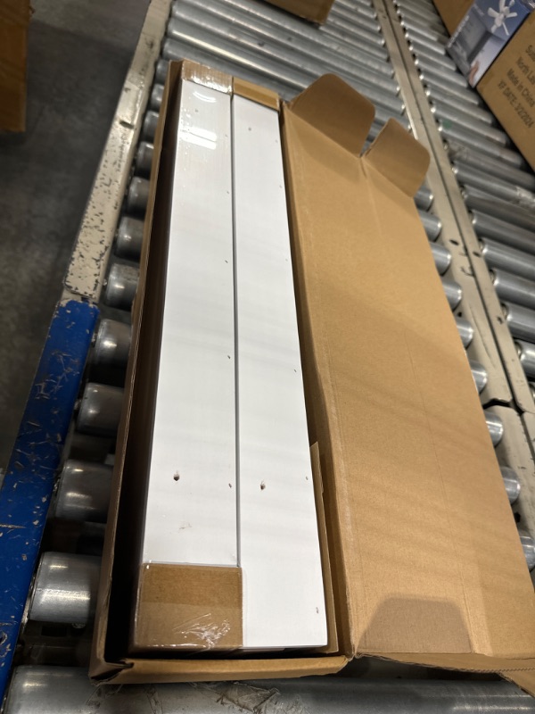 Photo 3 of ****USED** Sorbus Floating Shelves for Wall, Bathroom Shelves Wall Mounted for Kitchen, Bedroom, Bathroom Storage Over Toilet, Hanging Book Shelf for Wall Home Decor Living Room (White, 2 Pack) White 2 Pack