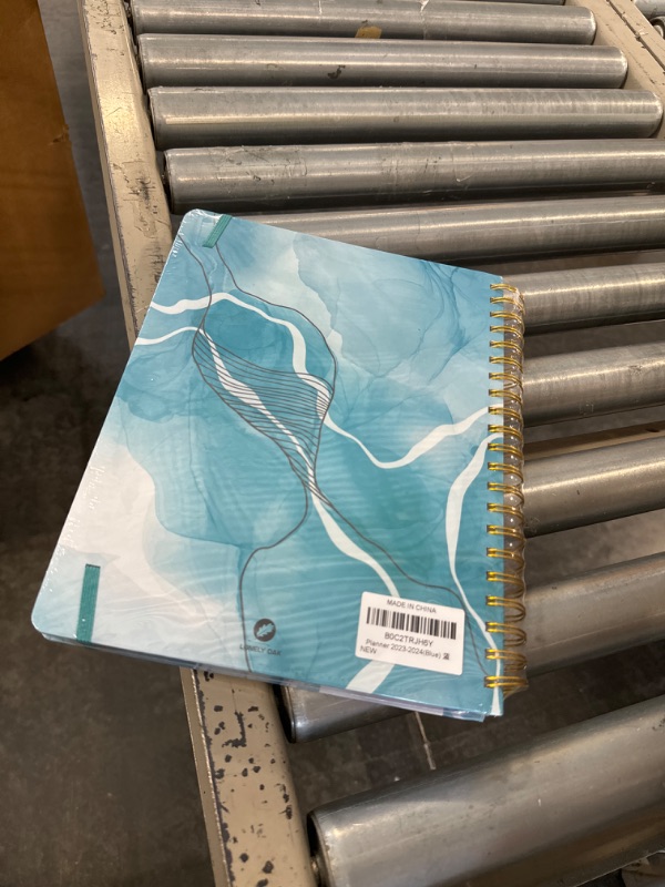 Photo 2 of Academic Teacher Planner 2023-2024 8.5" x 11", A4 Weekly and Monthly Planner with Tabs, Spiral School Daily Academic Planners from July 2023 to June 2024 (Aegean Blue) A4 Aegean Blue