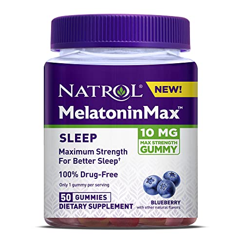 Photo 1 of ****USED** Natrol® MelatoninMax™ Sleep Gummy Blueberry Flavor 10 Mg 50 Count