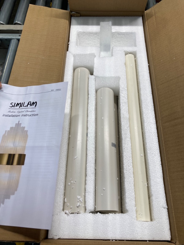 Photo 3 of ***Missing Light pole** 1 PACK**BOKT Crystal Gold Wall Sconce Elegant Luxury Wall Sconces Brushed Brass Vanity Mirror Light with Glass Rods Indoor Wall Mount Lamp for Hall Restaurant Bedroom