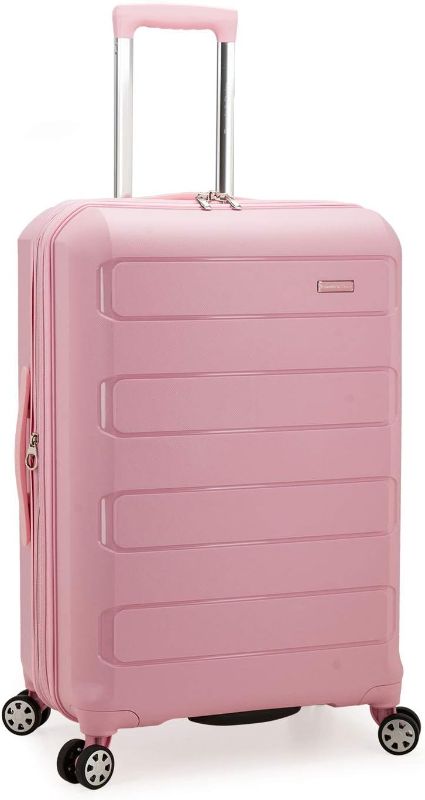 Photo 1 of ****USED****Traveler's Choice Pagosa Indestructible Hardshell Expandable Spinner Luggage, Pink