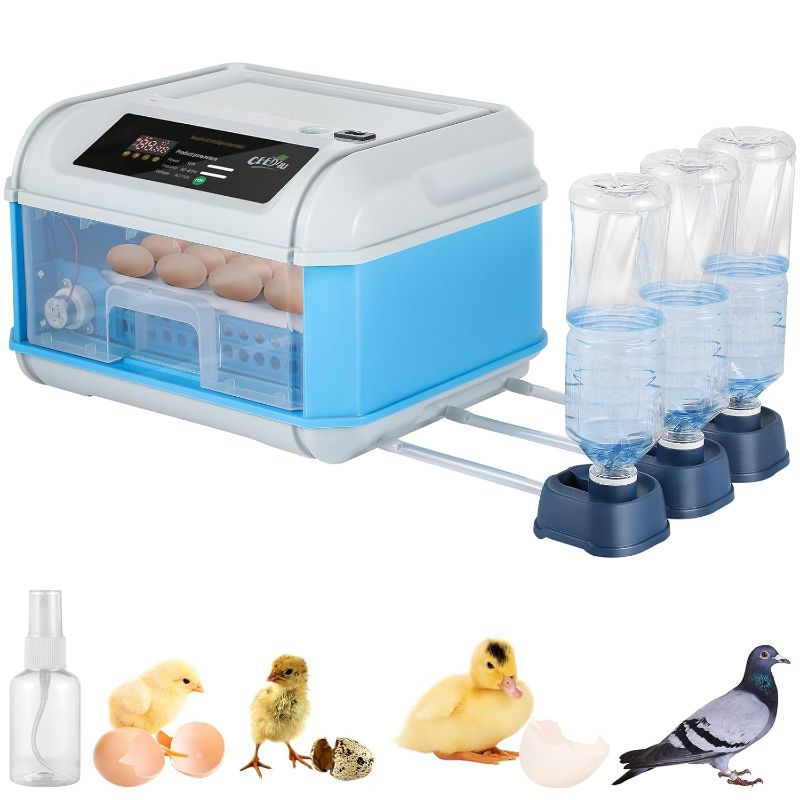 Photo 1 of ****USED** Incubators for Hatching Eggs, 16 Eggs Incubator with Automatic Egg Turning, Temperature Control and Candling Function for Hatching Chick Eggs
