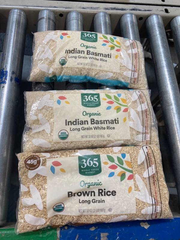 Photo 1 of 
BROWN RICE 2LB BEST BY10/16/2024
INDIAN RICE 2LB BEST  BY 11/29/2024