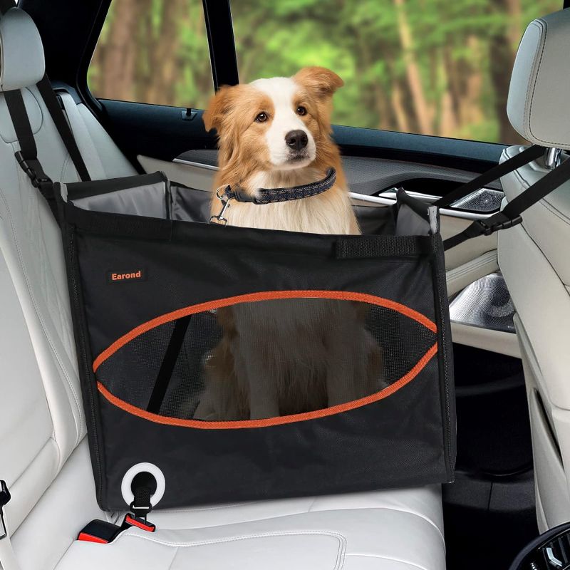 Photo 1 of 4" Inch Round Spiral Air Duct, 12" Inch Long Duct, Straight Rigid Galvanized Steel Dryer Vent Hose Extension, Warm Air Exhaust, ThreadedDog Car Seat for Small Medium Dogs, Dog Half Hammock for Back Seat, Portable Pet Car Seat for Dogs Travelling with Brea