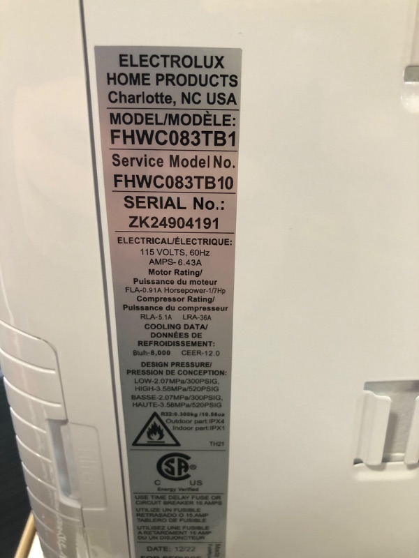 Photo 1 of 8,000 BTU Window Air Conditioner with Remote