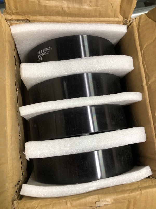 Photo 3 of ****USED*** YIZBAP 4PCS 6x135 to 6x5.5 Wheel Adapters, 1.5 inch 6x135mm to 6x139.7mm Wheel Adapters 78.1mm Hub Centric and 87.1mm Hub Bore with M14x1.5 Thread Pitch for F150 Expedition Lincoln Navigator 6x135 to 6x5.5 (Hubcentric)