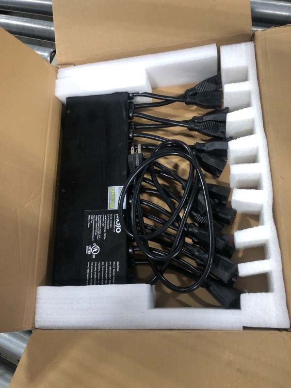 Photo 1 of 1U Rack Mount 19 Outlet PDU Power Distribution Unit Power Strip Circuit Breaker fits 19-inch AV/Network/Server Cabinet/Closet/Enclosure 19 Outlets/15A/Usb+Surge Protection