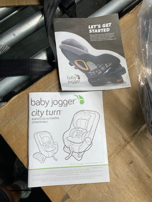 Photo 5 of ****NO RETURNS FINAL SALES**
Baby Jogger City Turn Convertible & Rotating Car Seat, Onyx Black - Accommodates Newborn to Toddler with Rear and Forward Facing Modes Onyx Black Car Seat