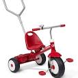 Photo 1 of ****NO RETURNS FINAL SALES**
Radio Flyer Deluxe Steer & Stroll Trike Parent Push Handle Red Tricycle for Boys and Girls