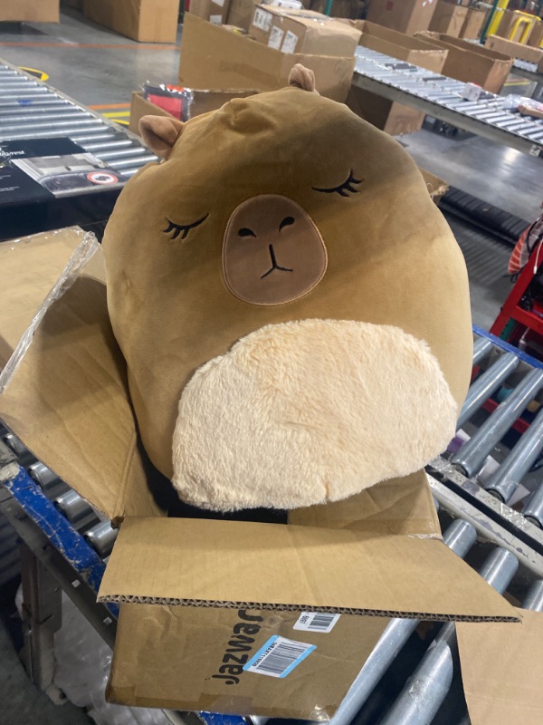 Photo 1 of Squishmallows Original 14-Inch Lijjian Brown Capybara - Official Jazwares Large Plush