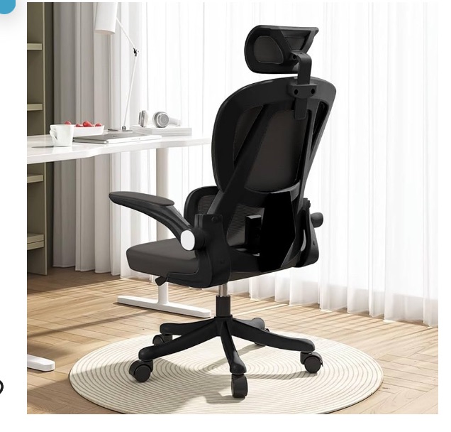 Photo 1 of ***MISSING PARTS***
Mesh Office Chair High Back Ergonomic Office Chair with Lumbar Support Adjustable Headrest 3D Armrest and Lumbar Support for Home Office Chair Swivel Mesh Office Chair for Work, Study Black