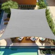 Photo 1 of 16x 20 sun shade sail grey-wire