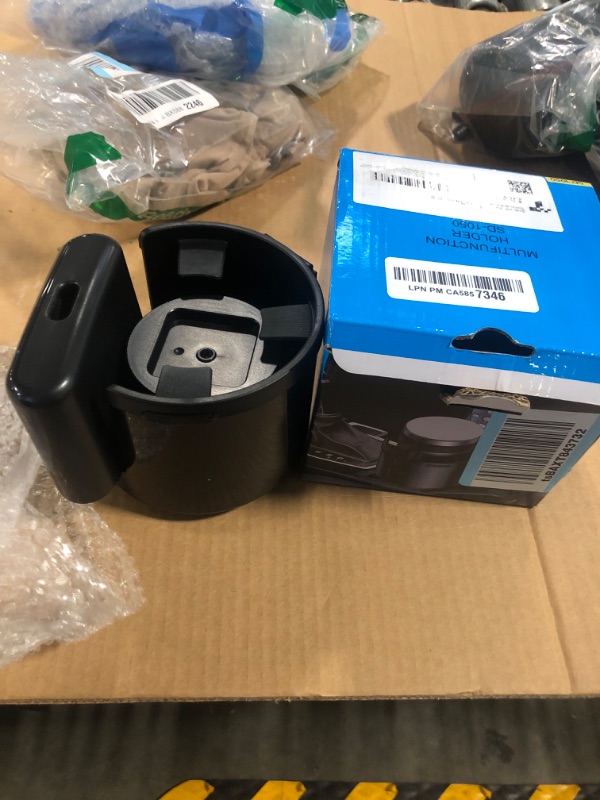 Photo 1 of Cup Holder Extender for Car,Cup Phone Mount,Multifunctional Large Expander Fits Yeti, Stanley 32/40/46,Car Drink Adapter Diameter in 3.0/''-4.4/'',Extensible Adjustable Base, 002K (Balck)