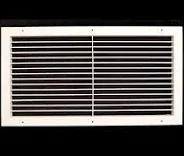 Photo 1 of 30"w X 10"h Aluminum Adjustable Return/Supply HVAC Air Grille - Full Control Horizontal Airflow Direction - Vent Duct Cover - Single Deflection [Outer Dimensions: 31.85"w X 11.85"h] 30 x 10