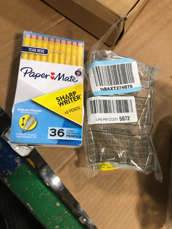 Photo 2 of Paper Mate Mechanical Pencils, SharpWriter Pencils, 0.7mm, HB #2, Yellow, 36 Count