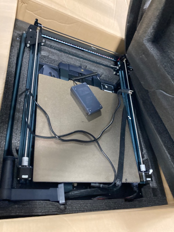 Photo 1 of ELEGOO Neptune 3 Max 3D Printer, Auto Leveling FDM 3D Printer with Direct Drive Extruder, Dual Lead Screw Drive and Removable Touchscreen, 16.53x16.53x19.68 Inches Large Printing Size