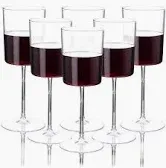 Photo 1 of 12 Pack Clear Plastic Wine Glasses - 14Oz Plastic Wine Glasses with Stem - Disposable Stemmed Wine Glasses Perfect for Parties & Weddings & Outdoors