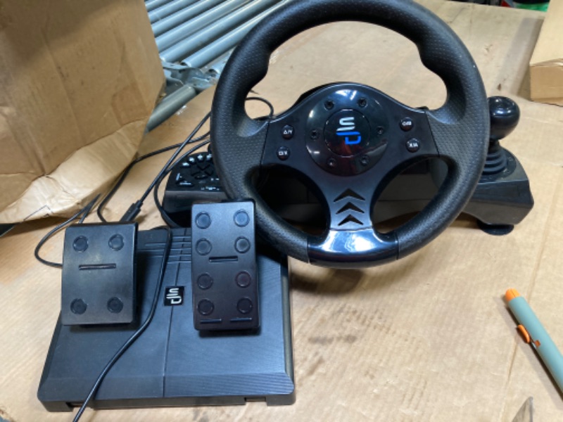 Photo 3 of Superdrive racing steering wheel with pedals, paddles, shifter and vibration