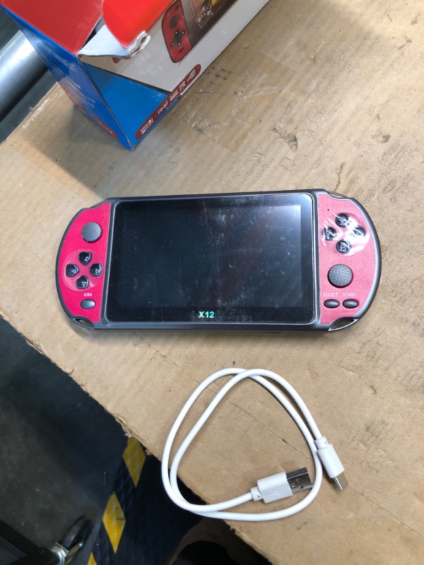 Photo 1 of EJEFF AILINDI 16 Bit Handheld Games for Kids Large Screen Preloaded 3000 HD Classic Retro Games USB Rechargeable Electronic Game Birthday Xmas Present ((red))