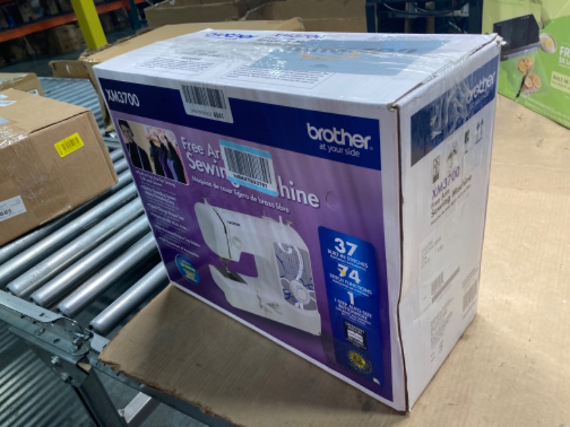 Photo 2 of Brother XM3700 Sewing Machine, 37 Built-in Stitches, 5 Included Sewing Feet