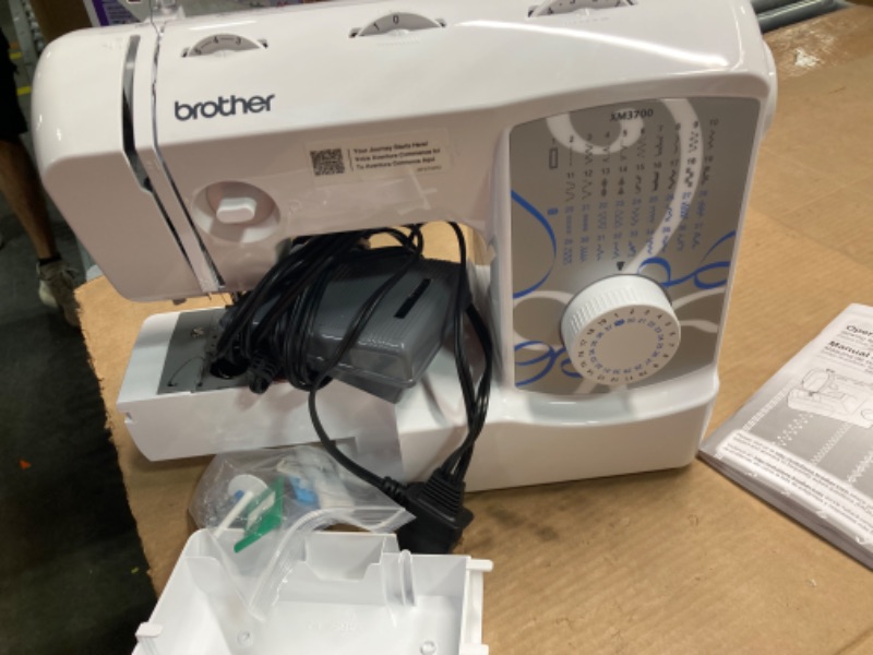 Photo 3 of Brother XM3700 Sewing Machine, 37 Built-in Stitches, 5 Included Sewing Feet