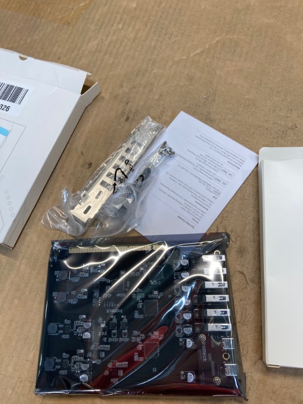 Photo 1 of Inateck Power Supply USB PCIe Card Total 16 Gbps Bandwidth, USB 3.2 Gen 2, with 8 USB Ports KU8212 Black