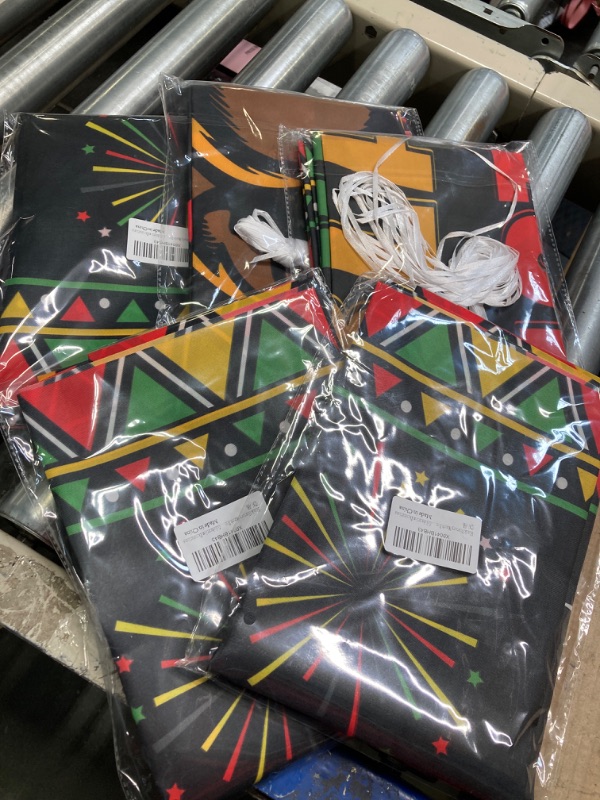 Photo 2 of ***5 PACK*** Black History Month Decorations, 71×35 Inch Large Fabric Black History Month Door Cover Red Orange Green Door Banner African American Party Supplies for Celebration Decorations Multicolor Black History Porch Sign