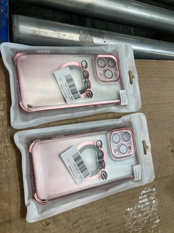 Photo 1 of ***2 COUNT*** for iPhone 15 Pro Max Glitter Case Compatible with MagSafe,Military Grade Protection Magnetic Shockproof Hard Case with Camera Lens Protector for iPhone 15 Pro Max 6.7''-Pink Glitter Pink