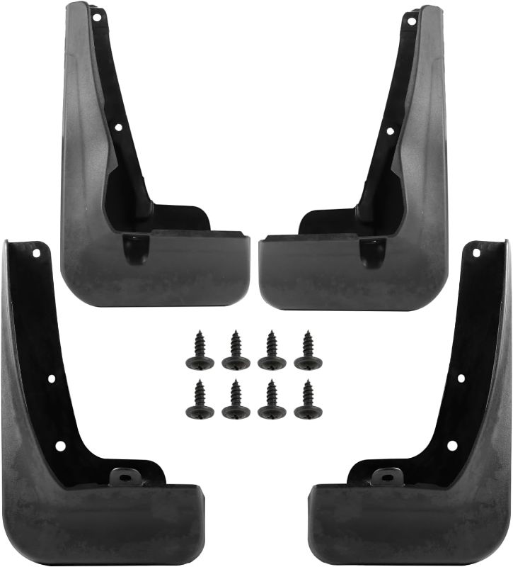 Photo 1 of 4PCS Mud Flaps Splash Guards Mudguards Mudflaps Compatible with 2020-2023 Toyota Highlander Sport, Front and Rear (Driver and Passenger Sides)
