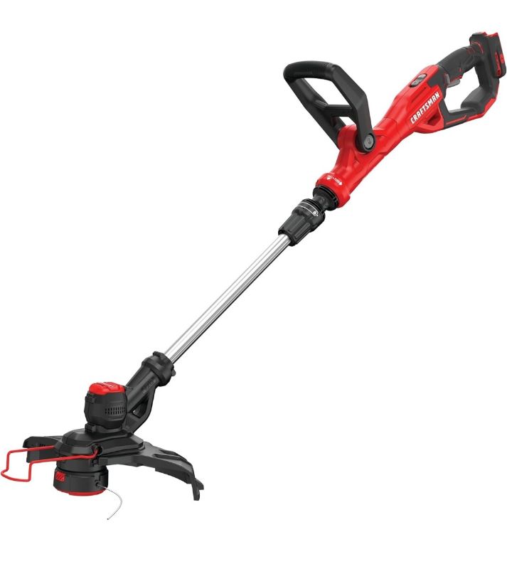 Photo 1 of ***VERY DIRTY AND USED*** CRAFTSMAN CMCST900D1 V20* Cordless CRAFTSMAN V20 WEEDWACKER Cordless String Trimmer Edger with Automatic Feed, 13 inch, Bare Tool Only (CMCST900B)