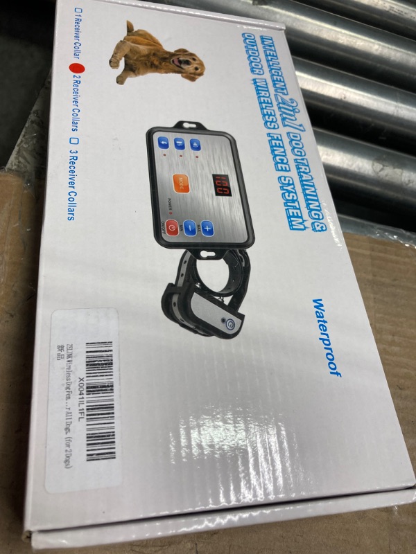 Photo 2 of ***product similar to the original photo*** GPS Wireless Dog Collar Fence System, Electric Pet Collar Fence,Adjustable Warning Strength, Pet Containment System for Outdoor, Rechargeable, Outdoor Use Only
