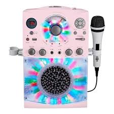 Photo 1 of *** NOT FUNCTIONAL**** SELLING AS PARTS***
Singing Machine Portable Karaoke Machine for Adults & Kids with Wired Microphone, Rose Gold/Frosted Pink - Built-In Karaoke Speaker, Bluetooth with LED Disco Lights - Karaoke System with CD+G & USB