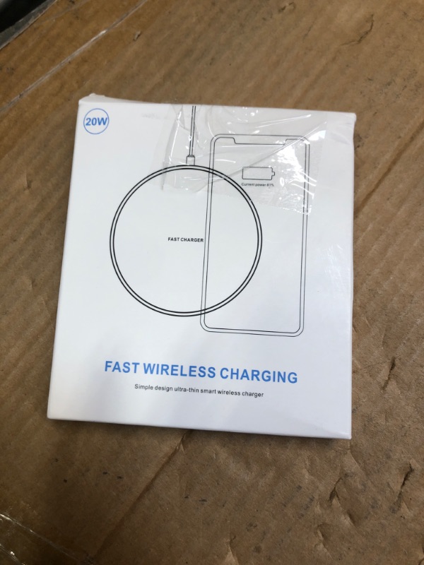 Photo 2 of 
Fast Wireless Charger,20W Max Wireless Charging Pad Compatible with iPhone 14/15/13/12/SE/11/11 Pro/XS Max/XR/X/8,AirPods;FDGAO Wireless Charge Mat for...