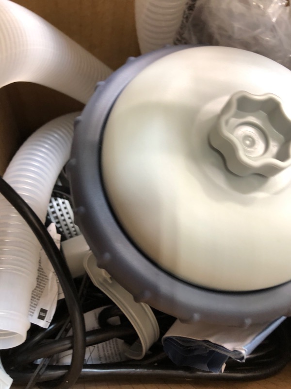 Photo 1 of INTEX 28603EG C530 Krystal Clear Cartridge Filter Pump for Above Ground Pools: 530 GPH Pump Flow Rate – Improved Circulation and Filtration – Easy Installation – Improved Water Clarity – Easy-to-Clean 530 Gallons Per Hour Filter Pump