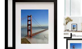 Photo 1 of 16x20 inch Picture Frame Black for Wall Hanging or Tabletop, 7x9 Frame Wall Gallery Photo Frame with Shatter Resistant Plexiglas, Black