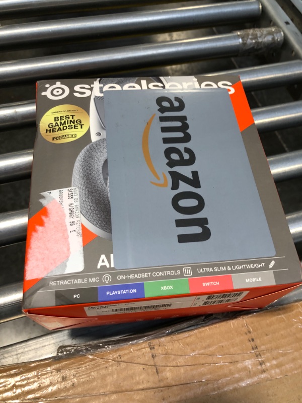 Photo 2 of NEW SteelSeries Arctis Nova 1 Multi-System Gaming Headset — Hi-Fi Drivers — 360° Spatial Audio — Comfort Design — Durable — Ultra Lightweight — Noise-Cancelling Mic — PC, PS5/PS4, Switch, Xbox - White Nova 1 White