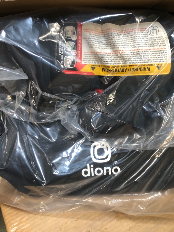 Photo 3 of Diono Solana, No Latch, Pack of 2 Backless Booster Car Seats, Lightweight, Machine Washable Covers, Cup Holders, Black