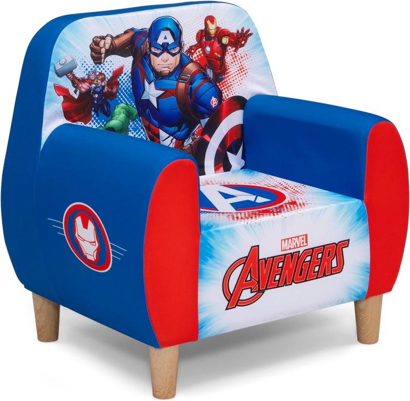 Photo 1 of Delta Children Marvel Avengers Foam Chair for Kids, Blue